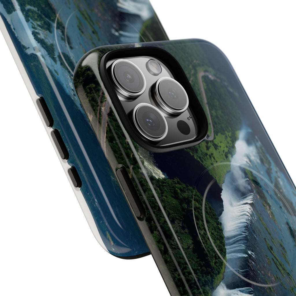 Victoria Falls Magnetic Tough Case, Glossy & Matte: iPhones 16 (Pro, 16 Pro Max, Plus), iPhones 17 (Air, Pro, Pro Max) - {{variant_title}} | litemerch