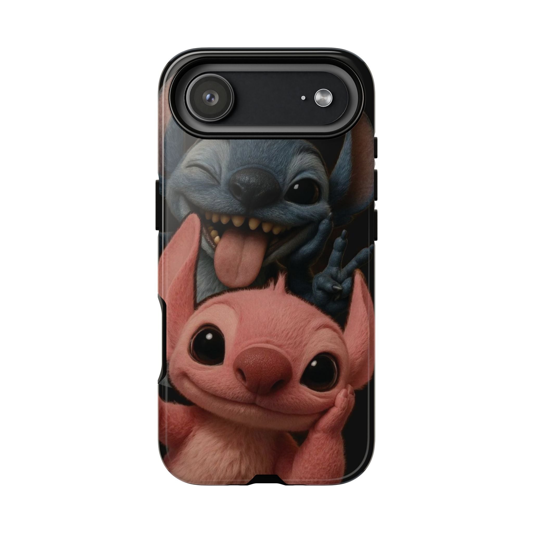 Phone Case, Cute Stitch Duo Protective Covers: iPhones 16 (Pro, 16 Pro Max, Plus), iPhones 17,(Air, Pro, Pro Max) - {{variant_title}} | litemerch