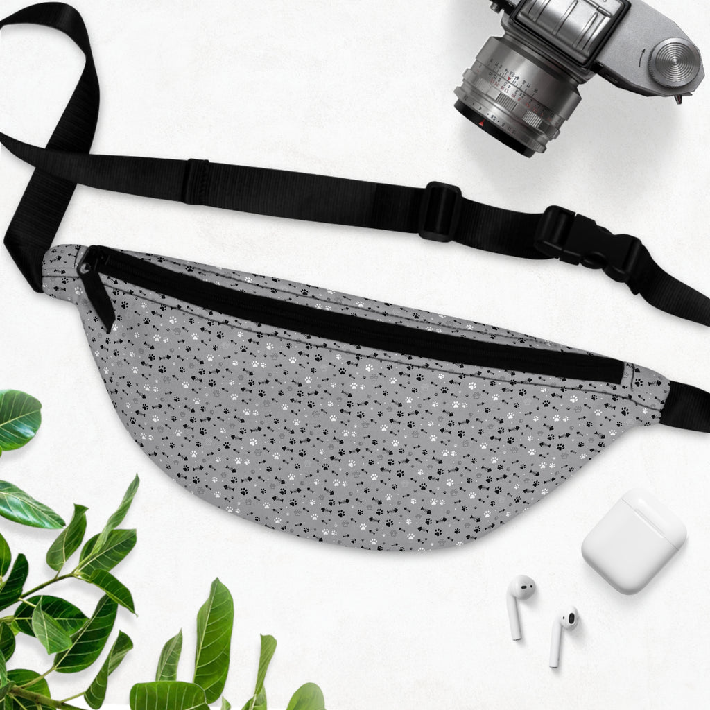 Silver Glitter Speckle Fanny Pack — Unisex Waist Bag for Festivals & Travel - {{variant_title}} | litemerch