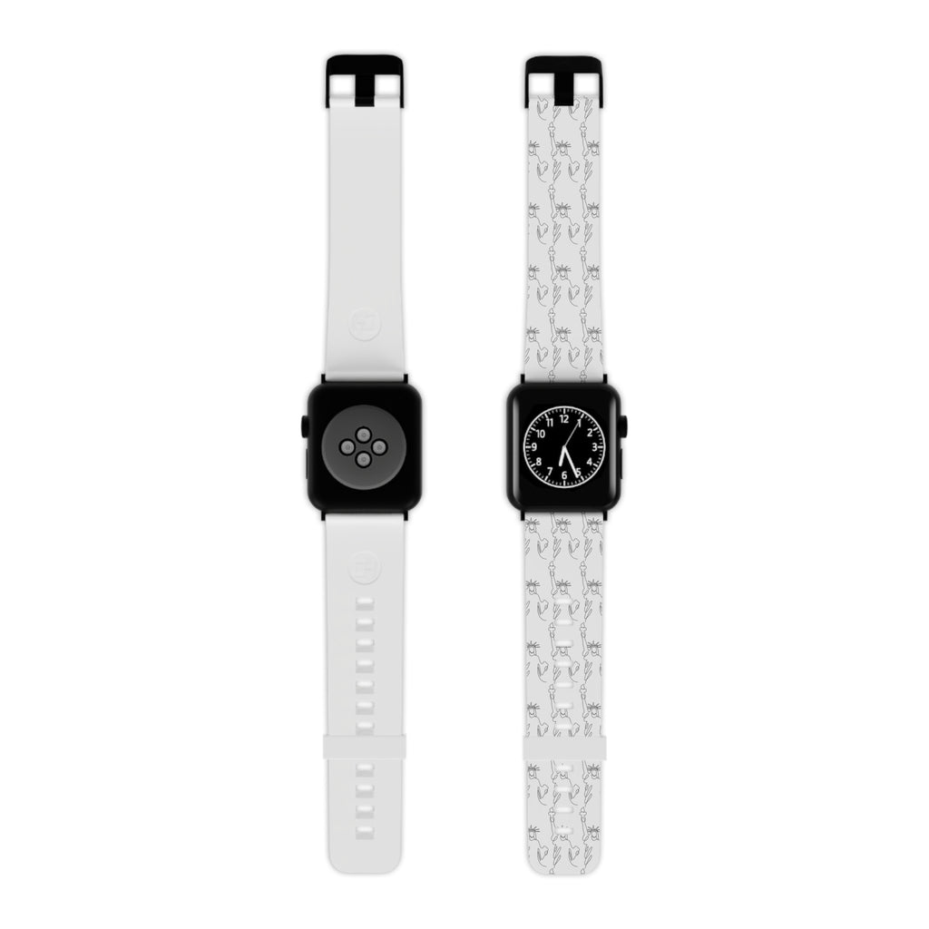 Statue of Liberty Doodle Watch Apple Watch Band — Minimalist Art - {{variant_title}} | litemerch