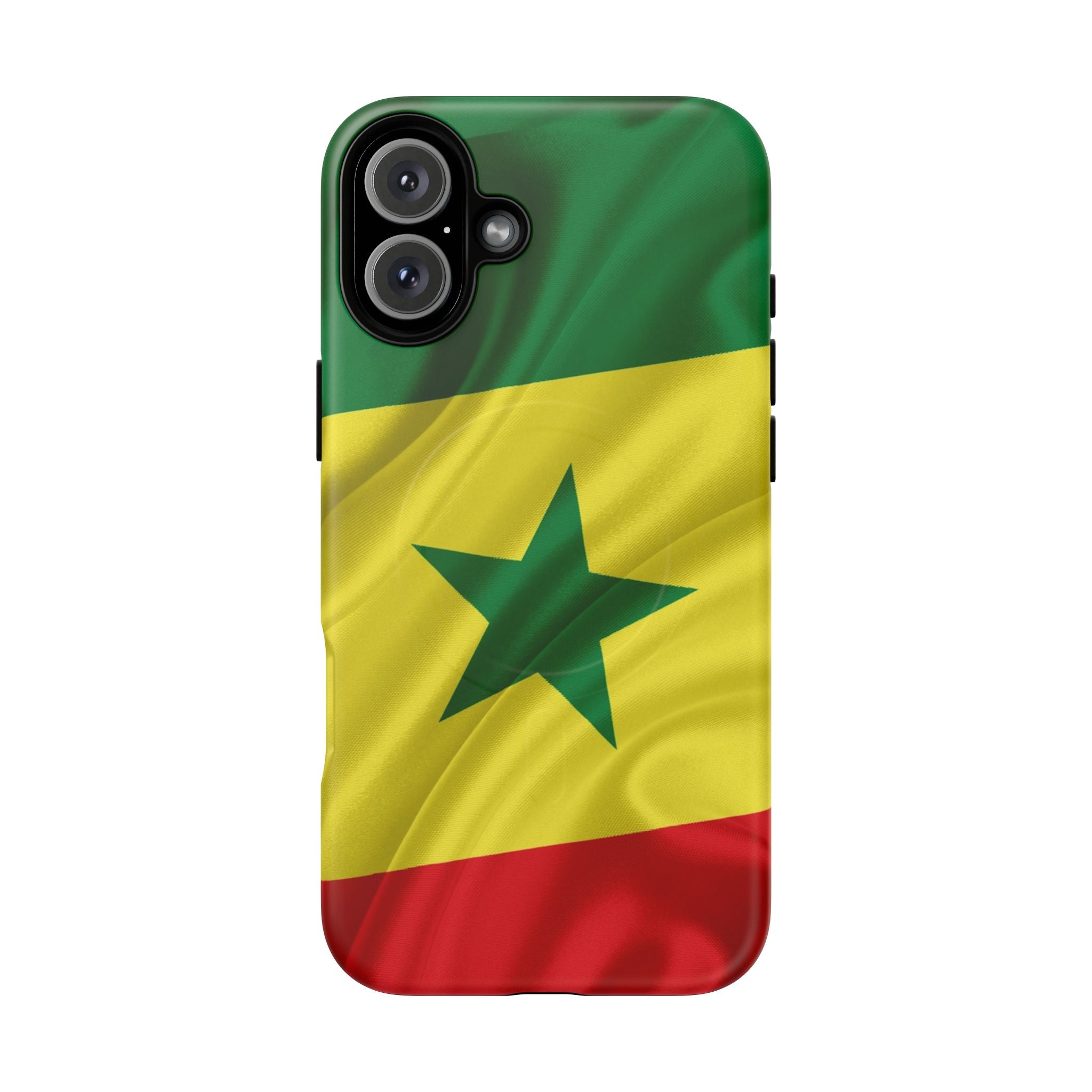 Senegalese Patriot Tough Magnetic Protective Phone Cases: iPhones 16 (Pro, 16 Pro Max, Plus), iPhones 17 (Air, Pro, Pro Max) - {{variant_title}} | litemerch