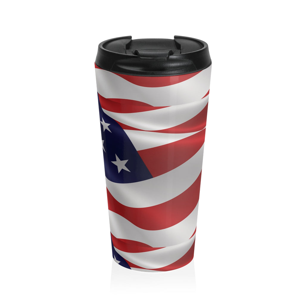American Patriot Stainless Steel Travel Mug – Patriotic USA Insulated Tumbler - {{variant_title}} | litemerch