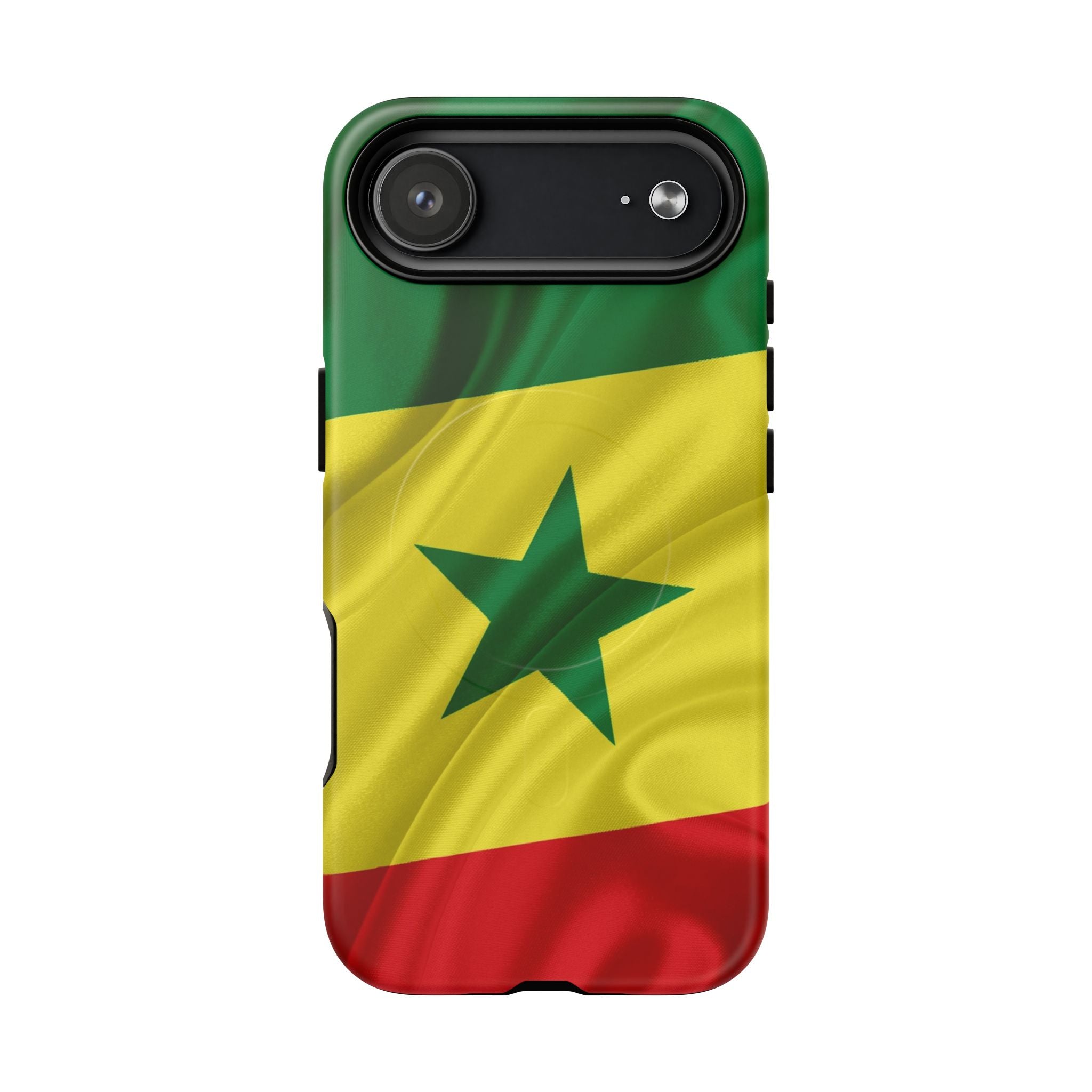 Senegalese Patriot Tough Magnetic Protective Phone Cases: iPhones 16 (Pro, 16 Pro Max, Plus), iPhones 17 (Air, Pro, Pro Max) - {{variant_title}} | litemerch