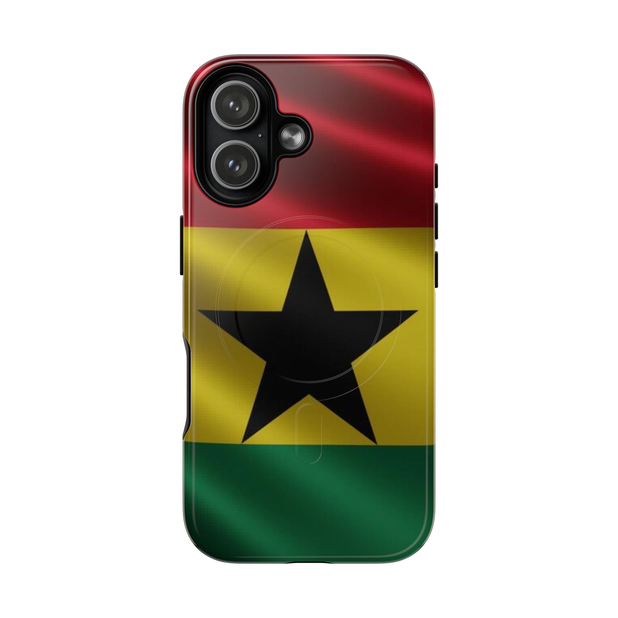 Ghana Tough Magnetic, Protective Phone Cases: iPhones 16 (Pro, 16 Pro Max, Plus), iPhones 17 (Air, Pro, Pro Max) - {{variant_title}} | litemerch