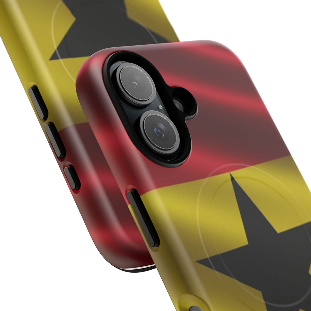 Ghana Tough Magnetic, Protective Phone Cases: iPhones 16 (Pro, 16 Pro Max, Plus), iPhones 17 (Air, Pro, Pro Max) - {{variant_title}} | litemerch