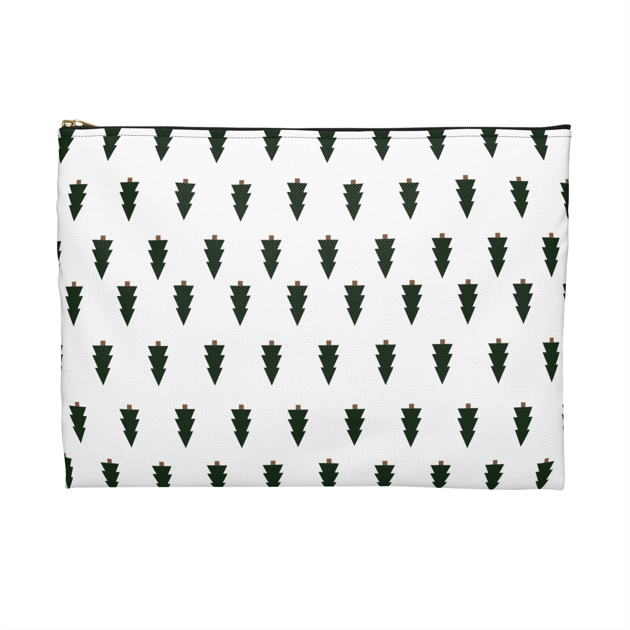 Holiday Cosmetic & Travel Organizer Bag, Tree Pattern Accessory Pouch - {{variant_title}} | litemerch