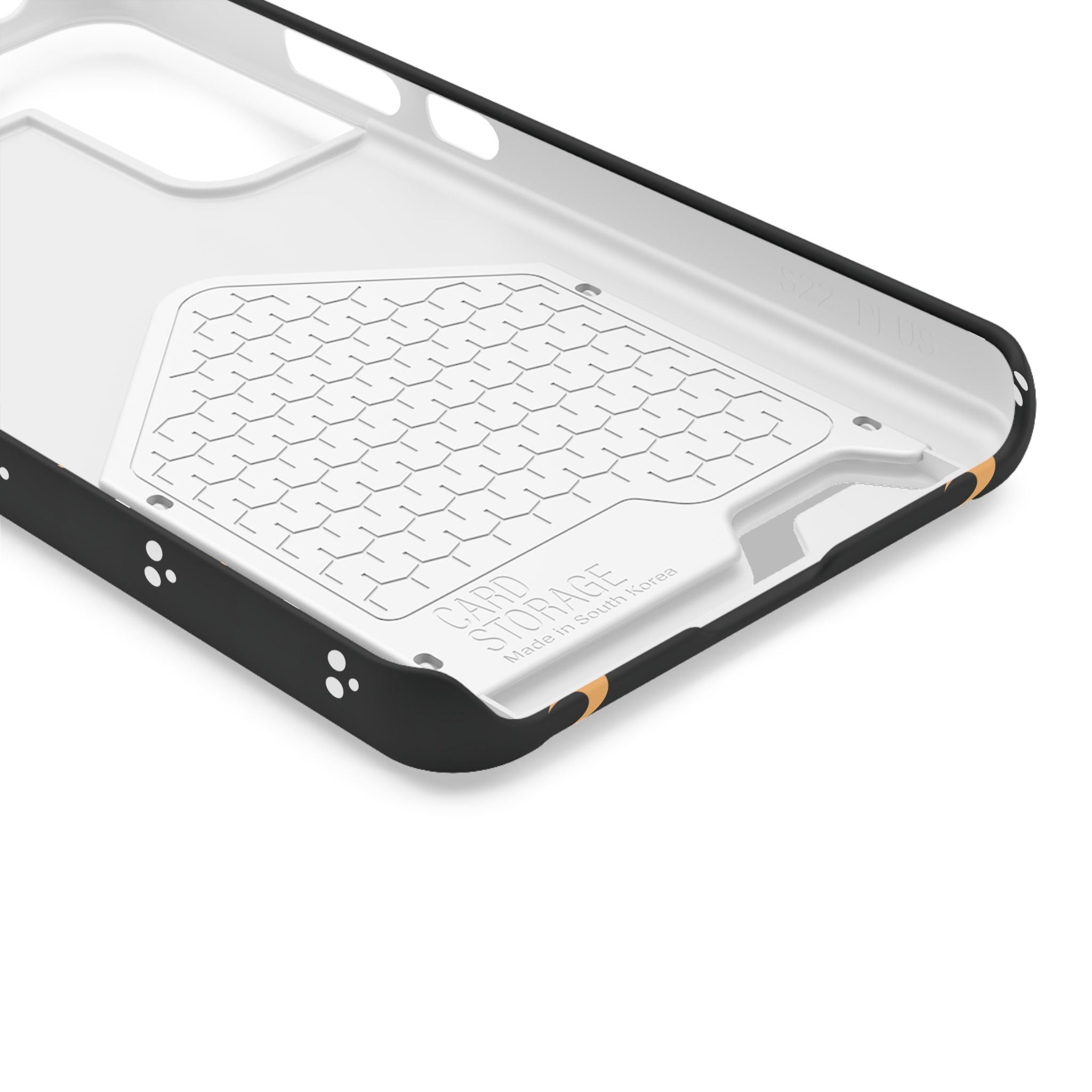 Moon & Paw Print Card Holder Phone Case — Slim Protective Wallet Case - {{variant_title}} | litemerch