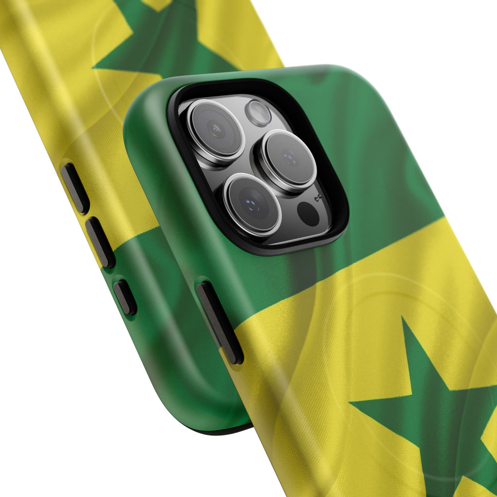Senegalese Patriot Tough Magnetic Protective Phone Cases: iPhones 16 (Pro, 16 Pro Max, Plus), iPhones 17 (Air, Pro, Pro Max) - {{variant_title}} | litemerch