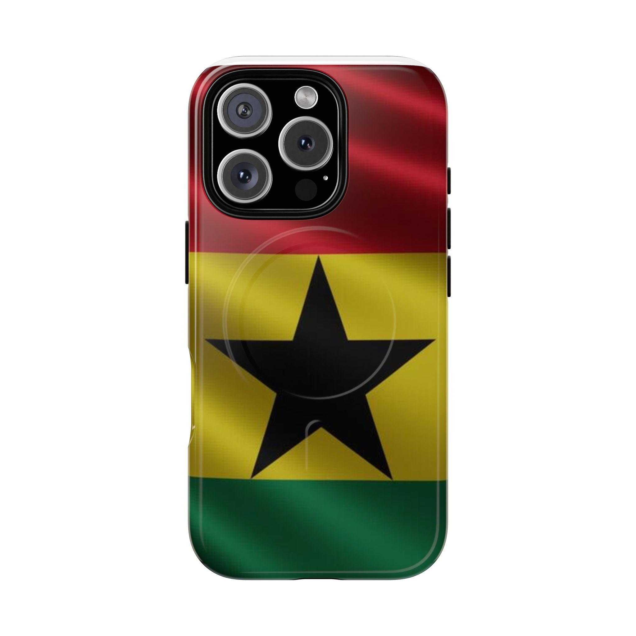 Ghana Tough Magnetic, Protective Phone Cases: iPhones 16 (Pro, 16 Pro Max, Plus), iPhones 17 (Air, Pro, Pro Max)
