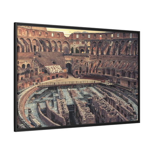 Framed Matte Canvas - Vintage Colosseum Rome Wall Art - {{variant_title}} | litemerch
