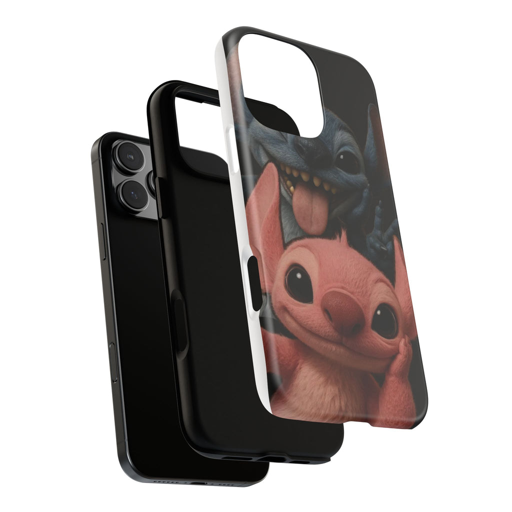 Phone Case, Cute Stitch Duo Protective Covers: iPhones 16 (Pro, 16 Pro Max, Plus), iPhones 17,(Air, Pro, Pro Max) - {{variant_title}} | litemerch