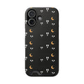 Moon & Paw Print Card Holder Phone Case — Slim Protective Wallet Case - {{variant_title}} | litemerch
