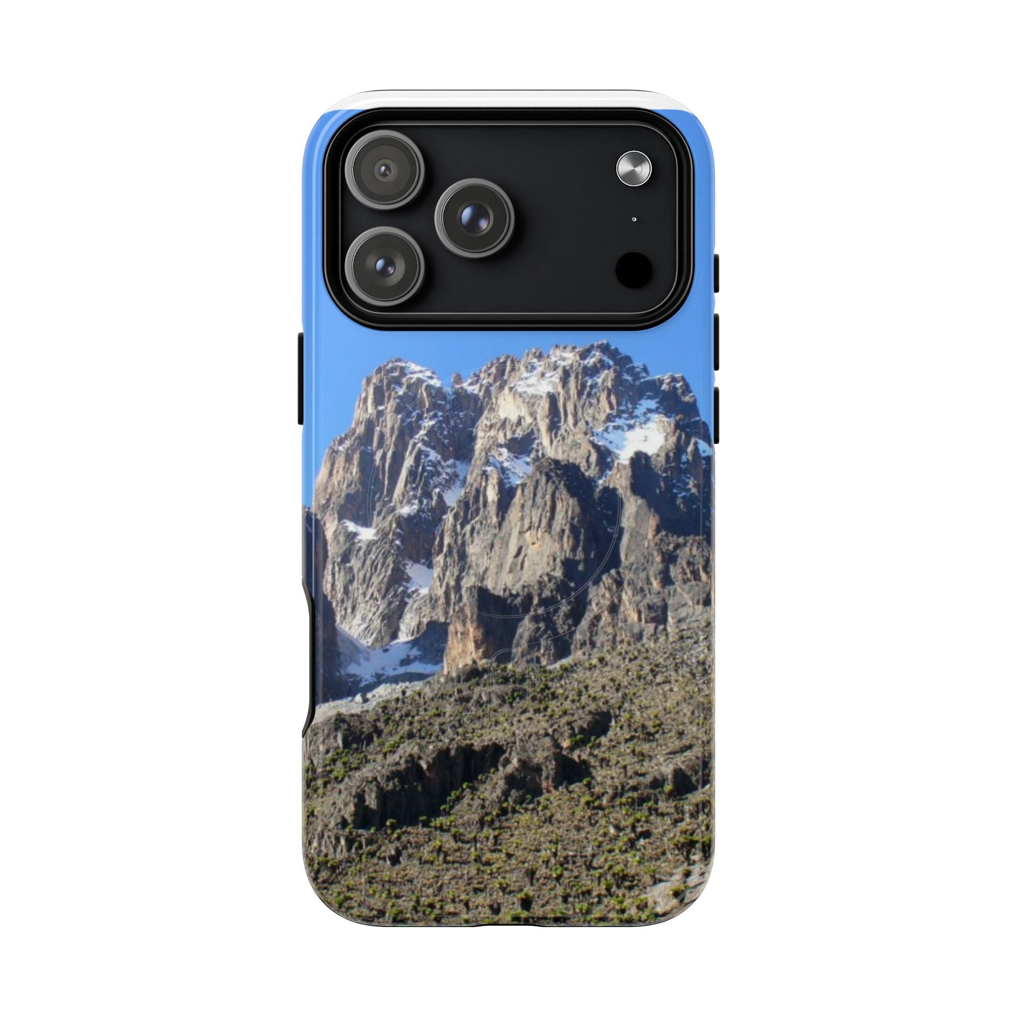 Mount Kenya Peak Tough Magnetic Phone Cases: iPhones 16 (Pro, 16 Pro Max, Plus), iPhones 17 (Air, Pro, Pro Max) - {{variant_title}} | litemerch