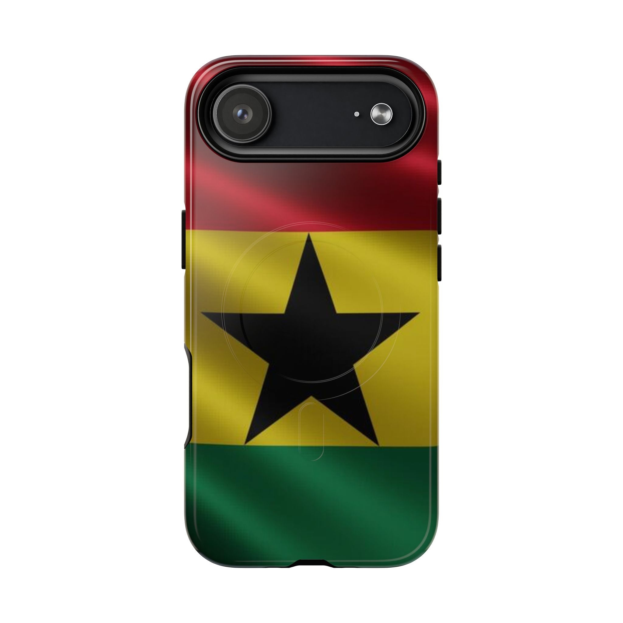 Ghana Tough Magnetic, Protective Phone Cases: iPhones 16 (Pro, 16 Pro Max, Plus), iPhones 17 (Air, Pro, Pro Max) - {{variant_title}} | litemerch