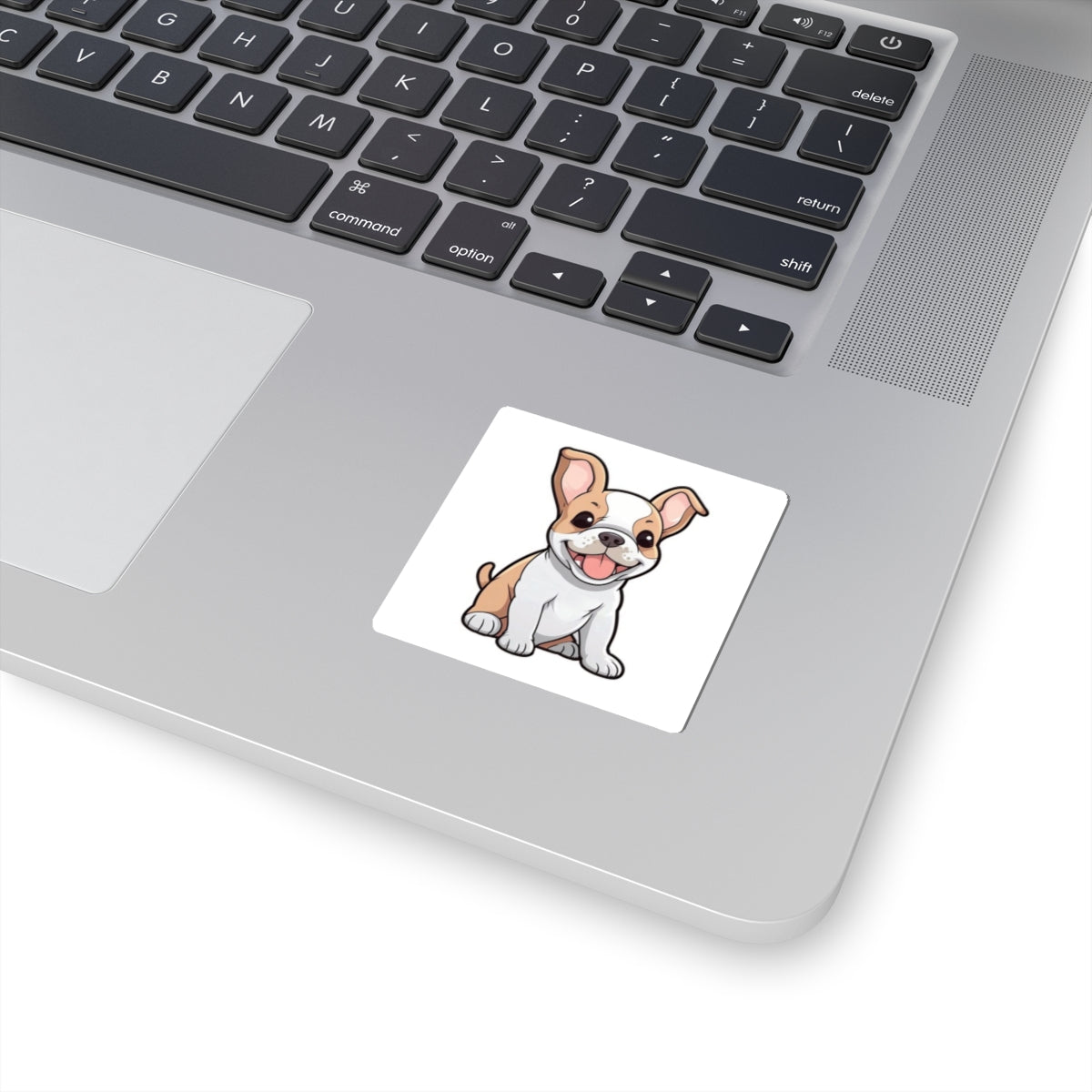 Cute French Bulldog Puppy Kiss-Cut Sticker — Waterproof Laptop Decal - {{variant_title}} | litemerch