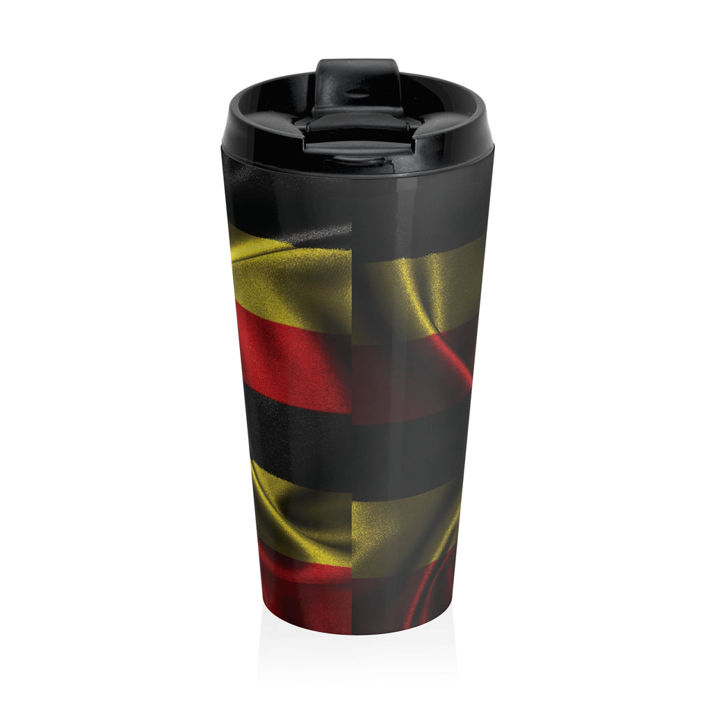 Ugandan Patriot Stainless Steel Travel Mug – Insulated Coffee Tumbler - {{variant_title}} | litemerch