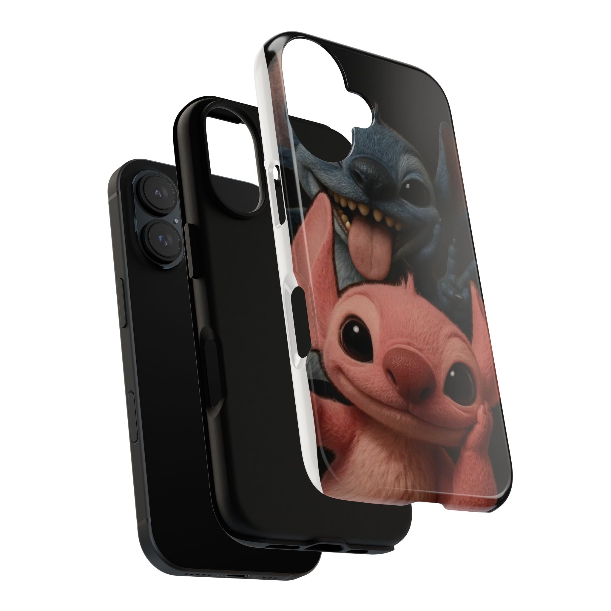 Phone Case, Cute Stitch Duo Protective Covers: iPhones 16 (Pro, 16 Pro Max, Plus), iPhones 17,(Air, Pro, Pro Max) - {{variant_title}} | litemerch