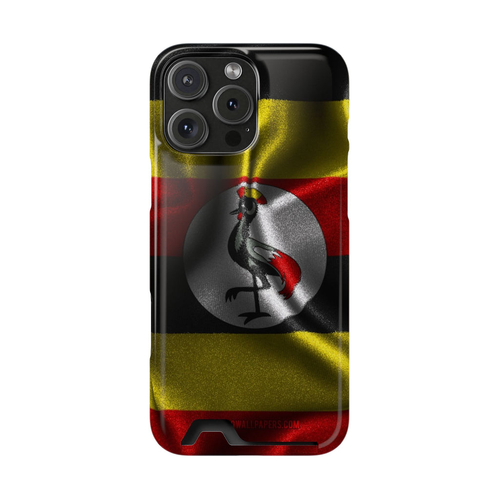 Uganda Phone Card Case — Protective Wallet Phone Case Ugandan Crest - {{variant_title}} | litemerch