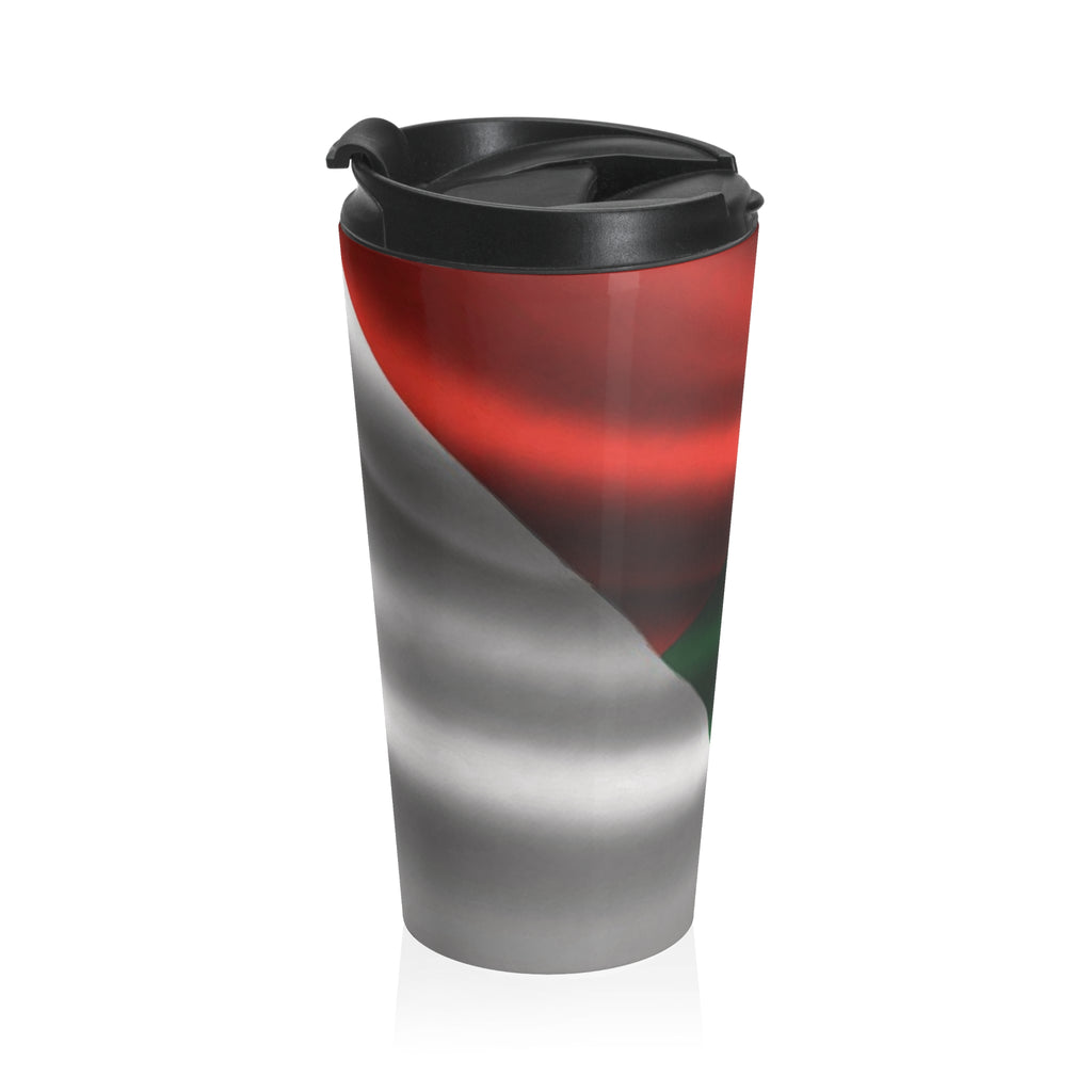 Madagascar Patriot Travel Mug — Stainless Steel Tumbler - {{variant_title}} | litemerch