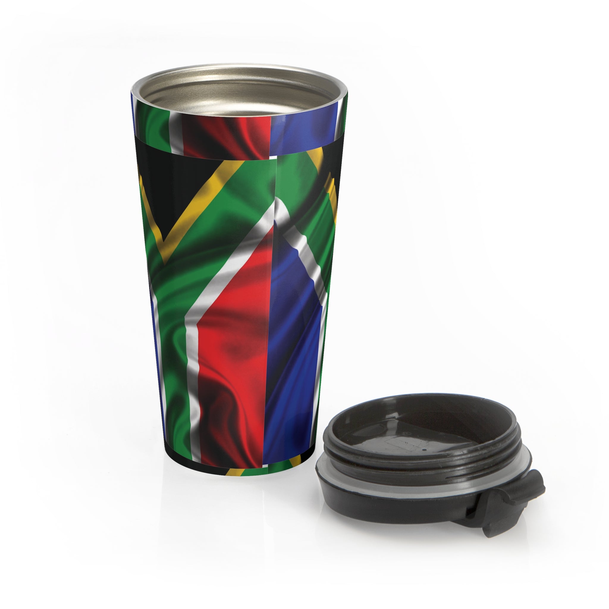 South African Stainless Steel Travel Mug — Patriotic Insulated Tumbler - {{variant_title}} | litemerch
