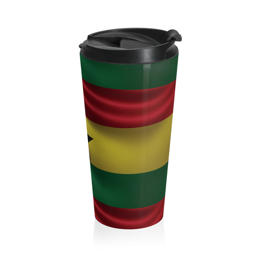 Ghana Stainless Steel Travel Mug – Insulated Patriotic Coffee Tumbler - {{variant_title}} | litemerch