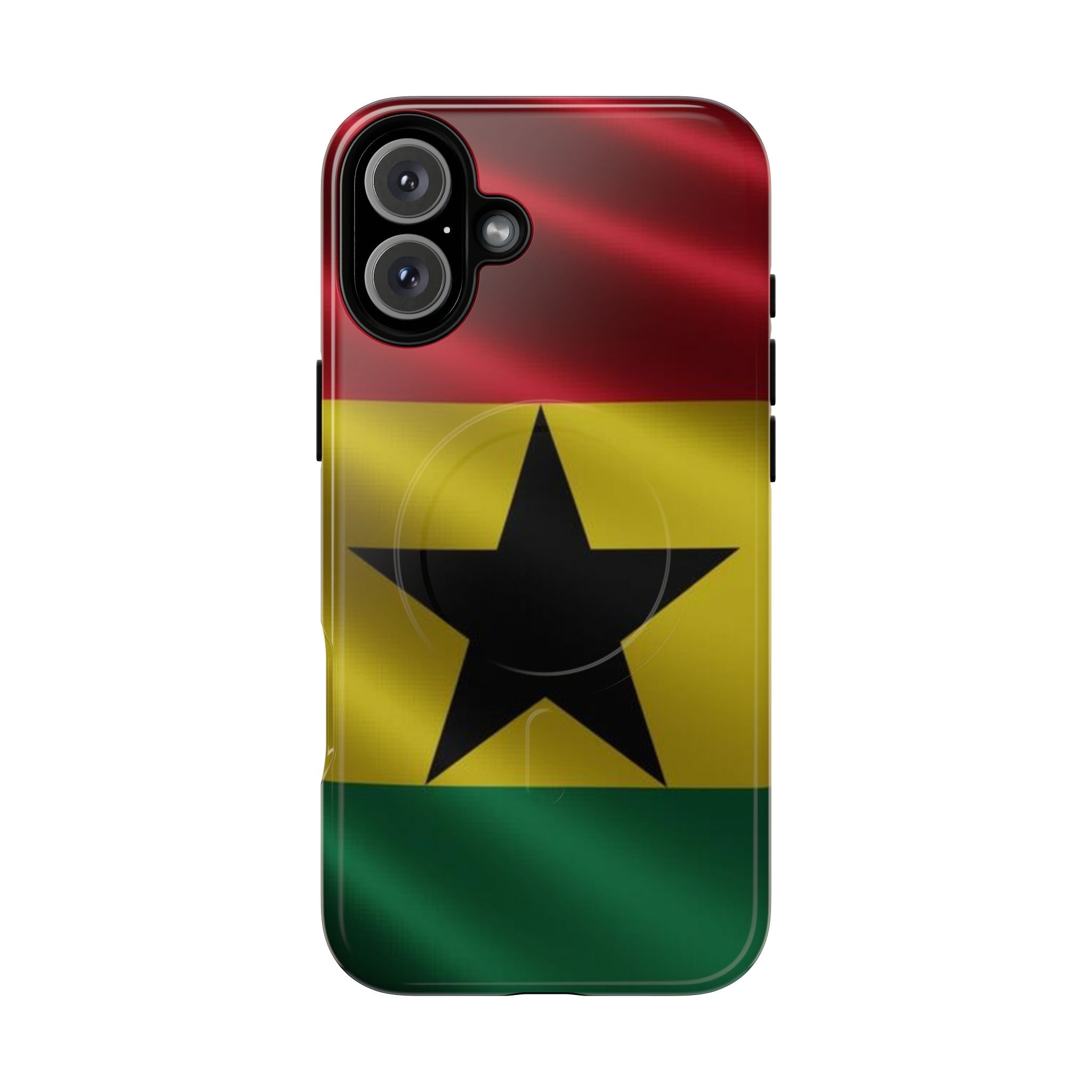 Ghana Tough Magnetic, Protective Phone Cases: iPhones 16 (Pro, 16 Pro Max, Plus), iPhones 17 (Air, Pro, Pro Max) - {{variant_title}} | litemerch