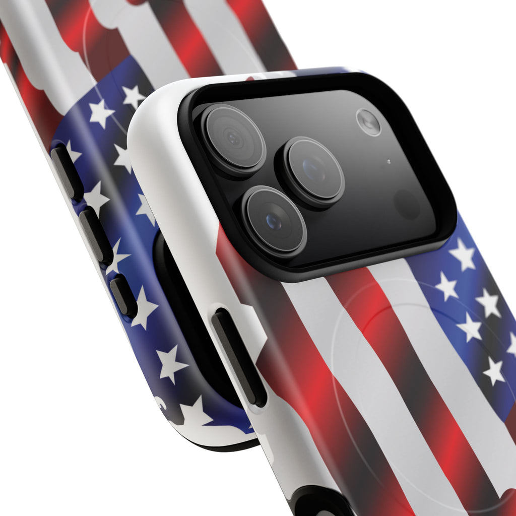 American Patriot, Tough Magnetic Phone Cases: iPhones 16 (Pro, 16 Pro Max, Plus), iPhones 17 (Air, Pro, Pro Max) - {{variant_title}} | litemerch