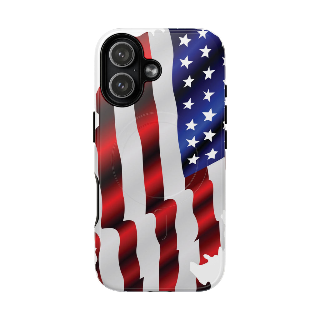 American Patriot, Tough Magnetic Phone Cases: iPhones 16 (Pro, 16 Pro Max, Plus), iPhones 17 (Air, Pro, Pro Max) - {{variant_title}} | litemerch