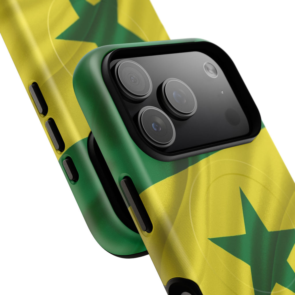 Senegalese Patriot Tough Magnetic Protective Phone Cases: iPhones 16 (Pro, 16 Pro Max, Plus), iPhones 17 (Air, Pro, Pro Max) - {{variant_title}} | litemerch