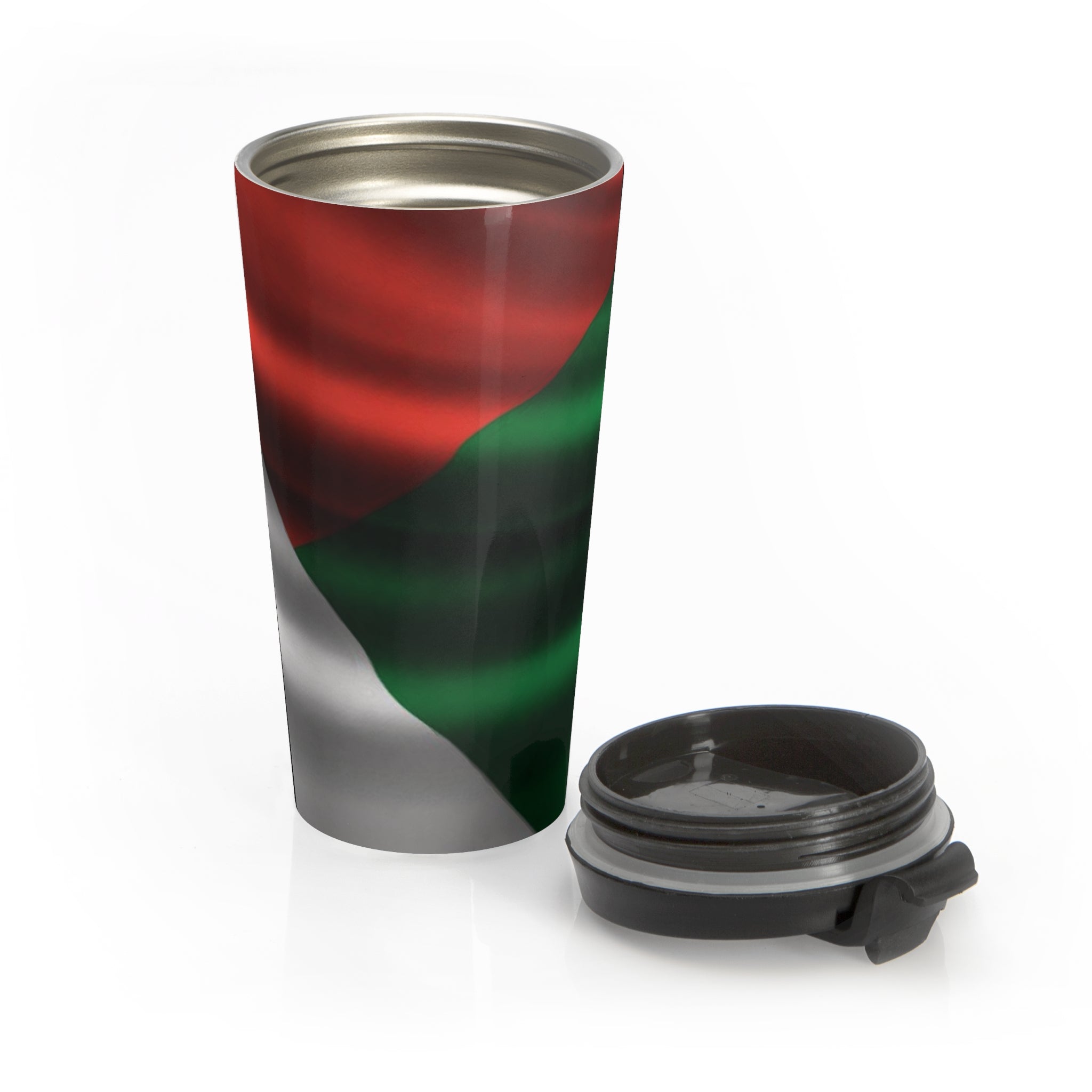 Madagascar Patriot Travel Mug — Stainless Steel Tumbler - {{variant_title}} | litemerch