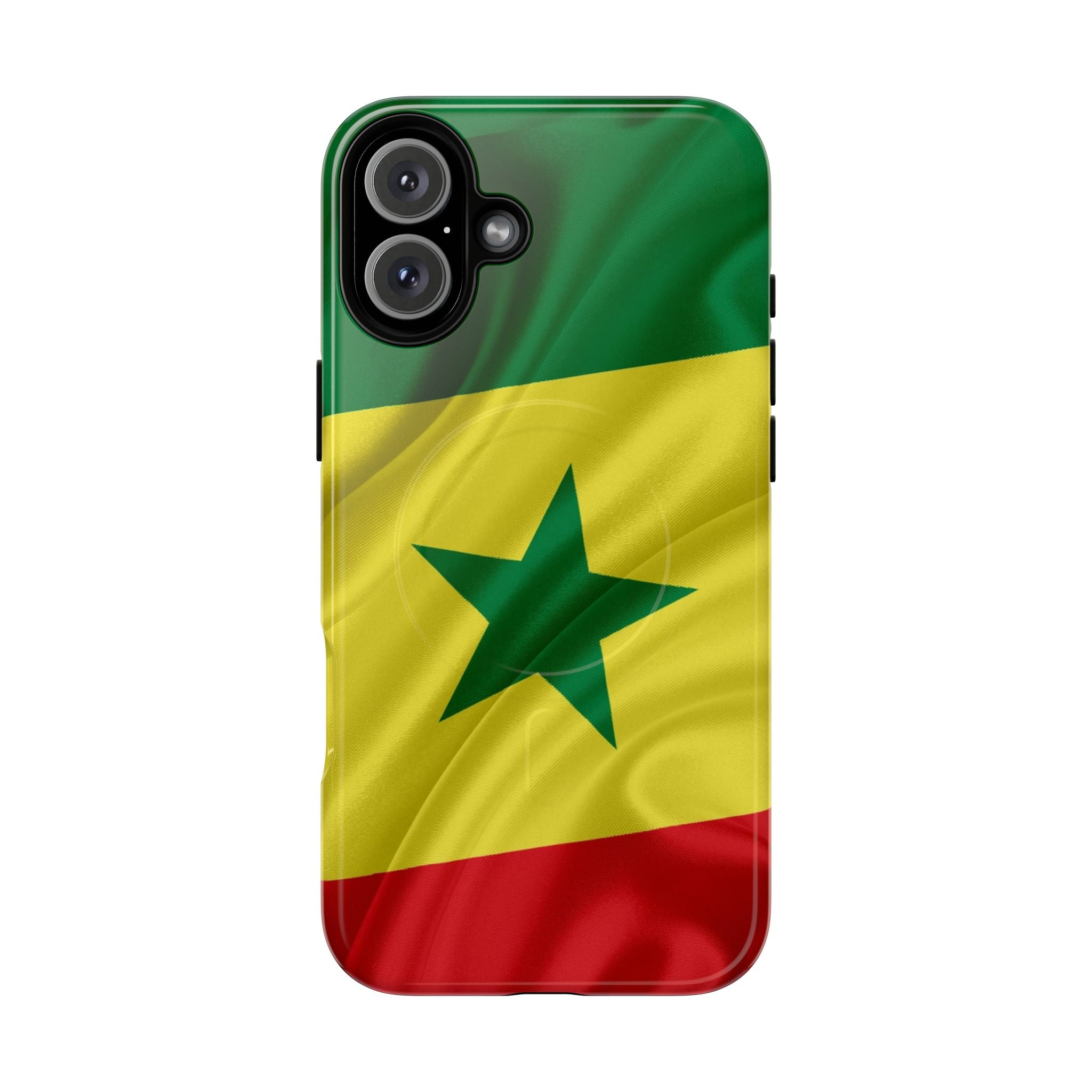 Senegalese Patriot Tough Magnetic Protective Phone Cases: iPhones 16 (Pro, 16 Pro Max, Plus), iPhones 17 (Air, Pro, Pro Max) - {{variant_title}} | litemerch