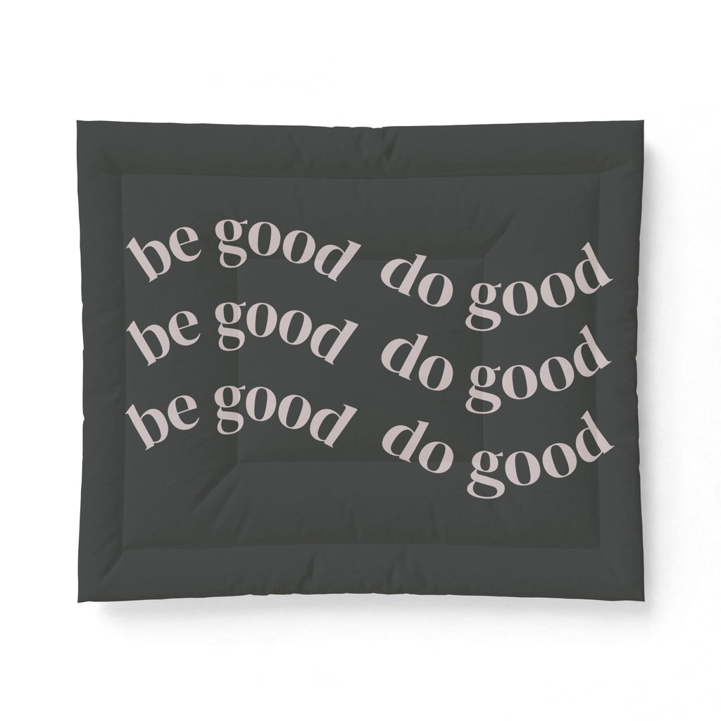Be Good Do Good Cotton Comforter Throw - {{variant_title}} | litemerch