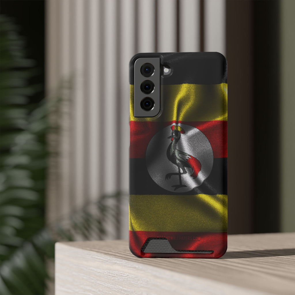 Uganda Phone Card Case — Protective Wallet Phone Case Ugandan Crest - {{variant_title}} | litemerch