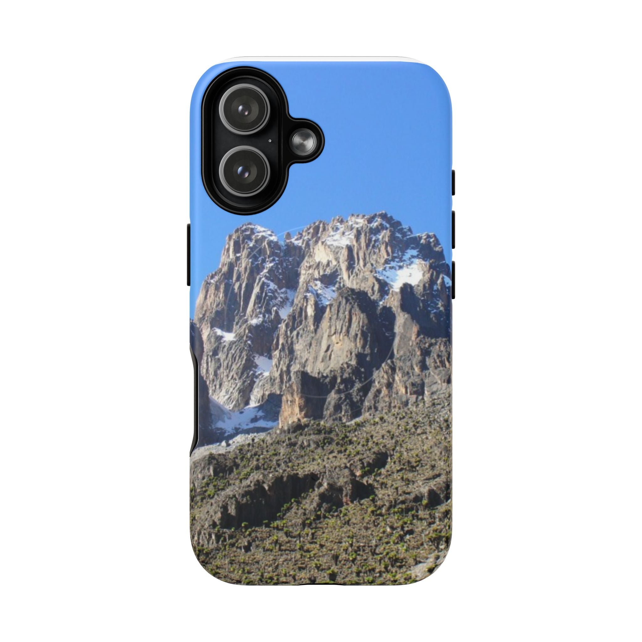 Mount Kenya Peak Tough Magnetic Phone Cases: iPhones 16 (Pro, 16 Pro Max, Plus), iPhones 17 (Air, Pro, Pro Max) - {{variant_title}} | litemerch