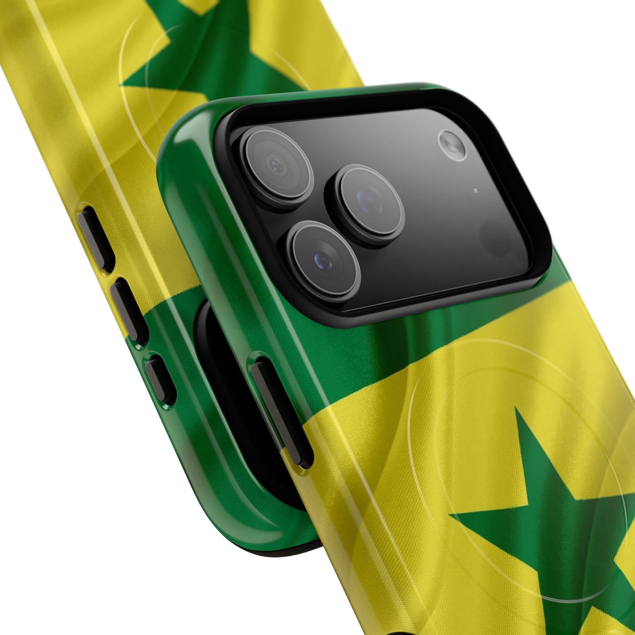 Senegalese Patriot Tough Magnetic Protective Phone Cases: iPhones 16 (Pro, 16 Pro Max, Plus), iPhones 17 (Air, Pro, Pro Max) - {{variant_title}} | litemerch