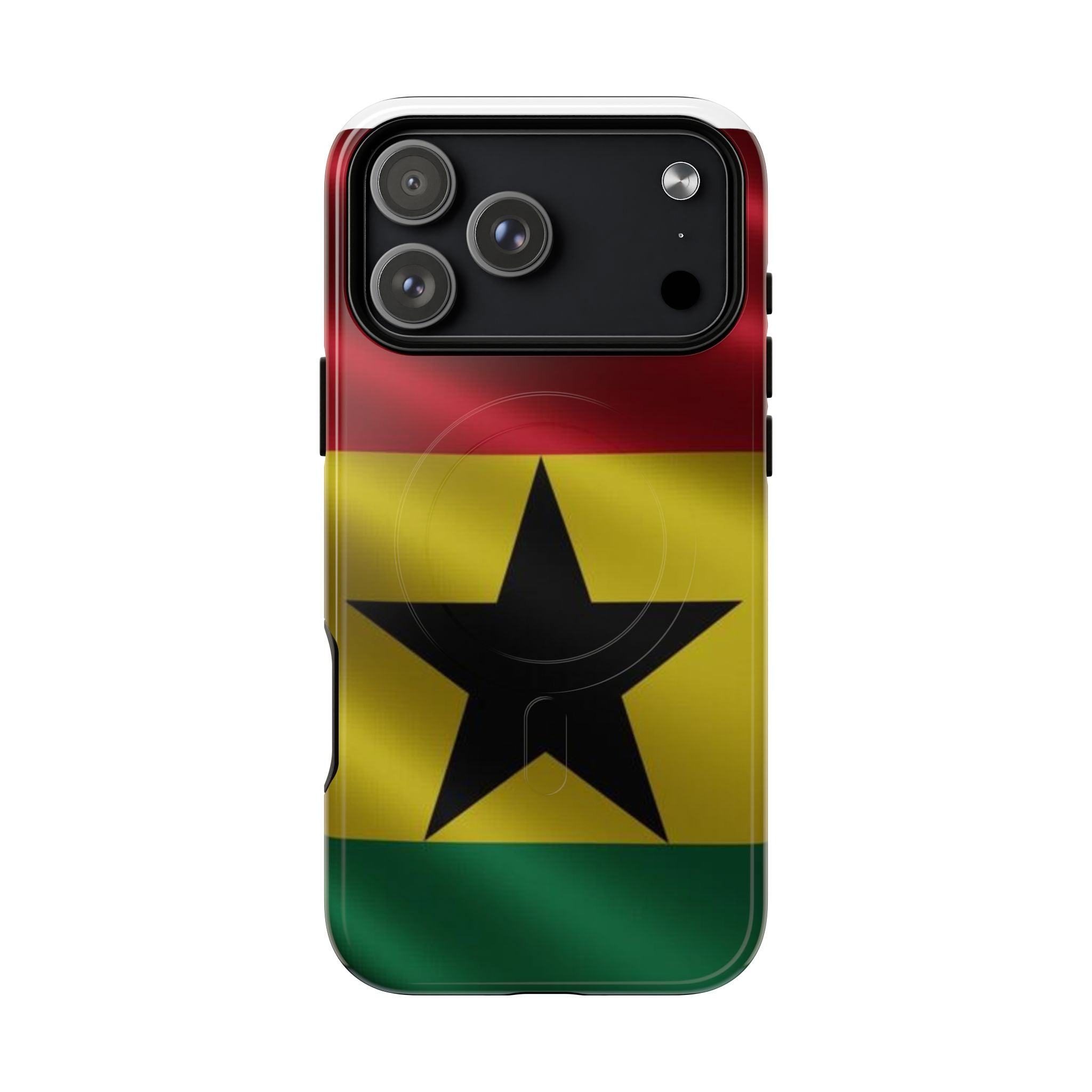 Ghana Tough Magnetic, Protective Phone Cases: iPhones 16 (Pro, 16 Pro Max, Plus), iPhones 17 (Air, Pro, Pro Max) - {{variant_title}} | litemerch