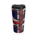 Union Jack Stainless Steel Travel Mug — British Patriot Insulated Tumbler - {{variant_title}} | litemerch