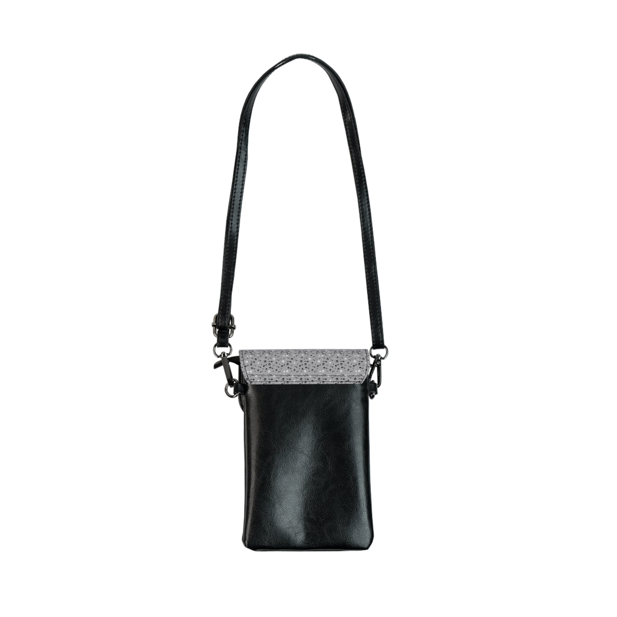 Phone Wallet Crossbody – Minimal Gray Pattern Small Cell Phone Wallet with Card Pocket - {{variant_title}} | litemerch