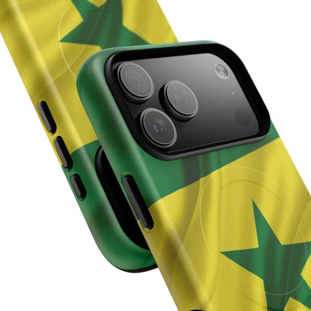 Senegalese Patriot Tough Magnetic Protective Phone Cases: iPhones 16 (Pro, 16 Pro Max, Plus), iPhones 17 (Air, Pro, Pro Max) - {{variant_title}} | litemerch