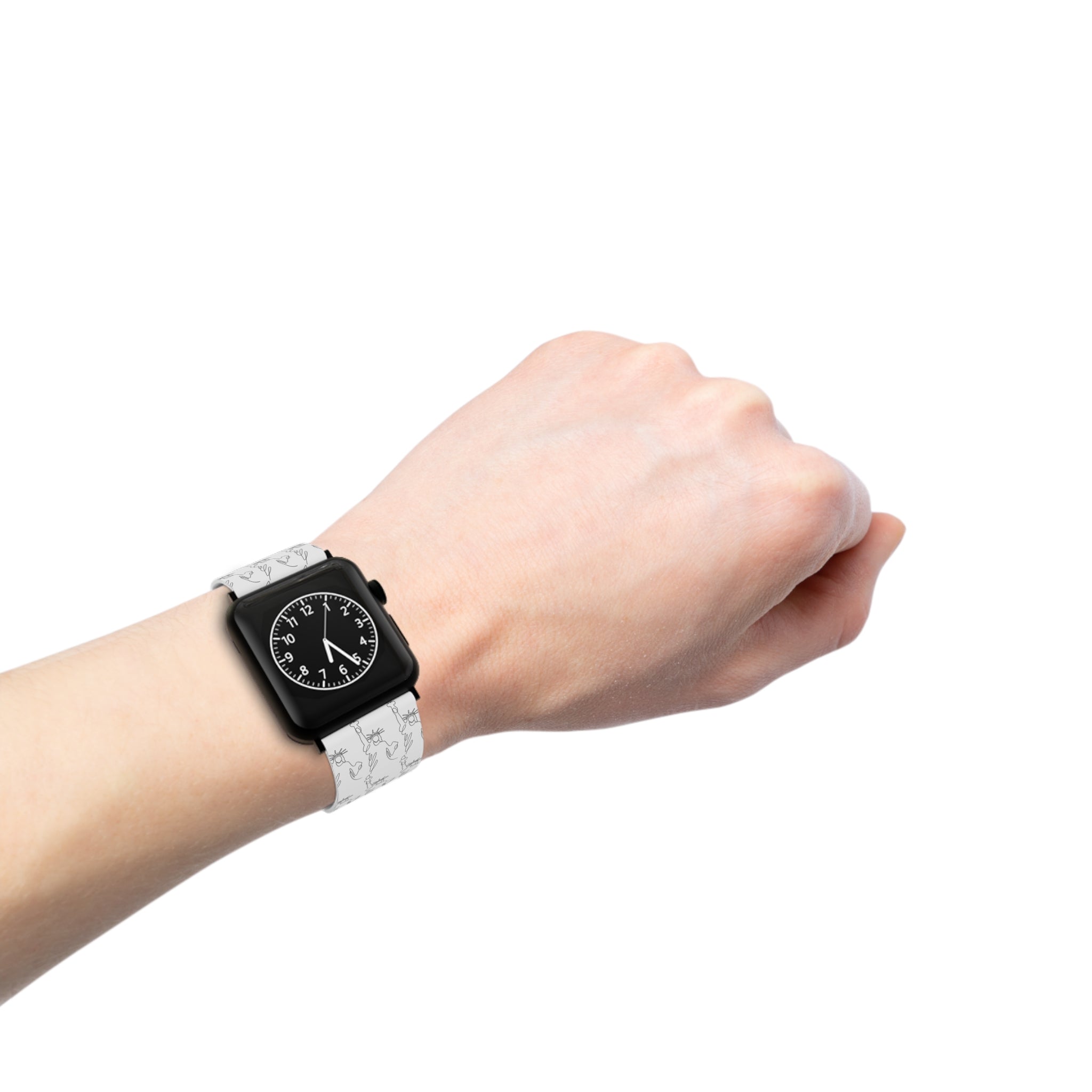 Statue of Liberty Doodle Watch Apple Watch Band — Minimalist Art - {{variant_title}} | litemerch
