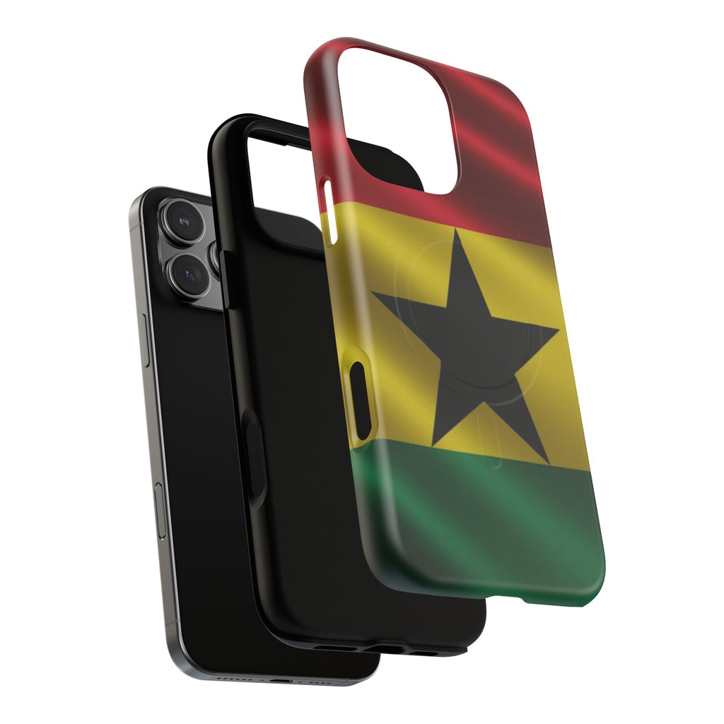 Ghana Tough Magnetic, Protective Phone Cases: iPhones 16 (Pro, 16 Pro Max, Plus), iPhones 17 (Air, Pro, Pro Max) - {{variant_title}} | litemerch