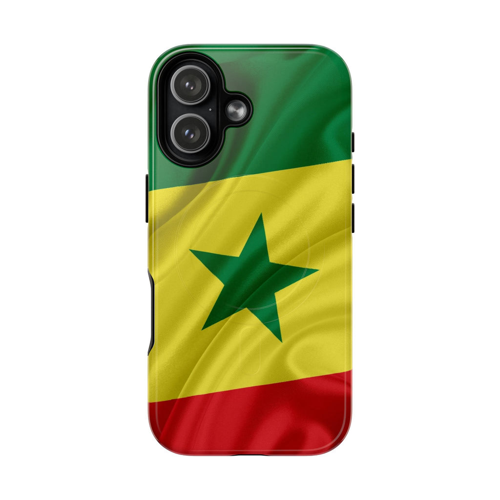 Senegalese Patriot Tough Magnetic Protective Phone Cases: iPhones 16 (Pro, 16 Pro Max, Plus), iPhones 17 (Air, Pro, Pro Max) - {{variant_title}} | litemerch