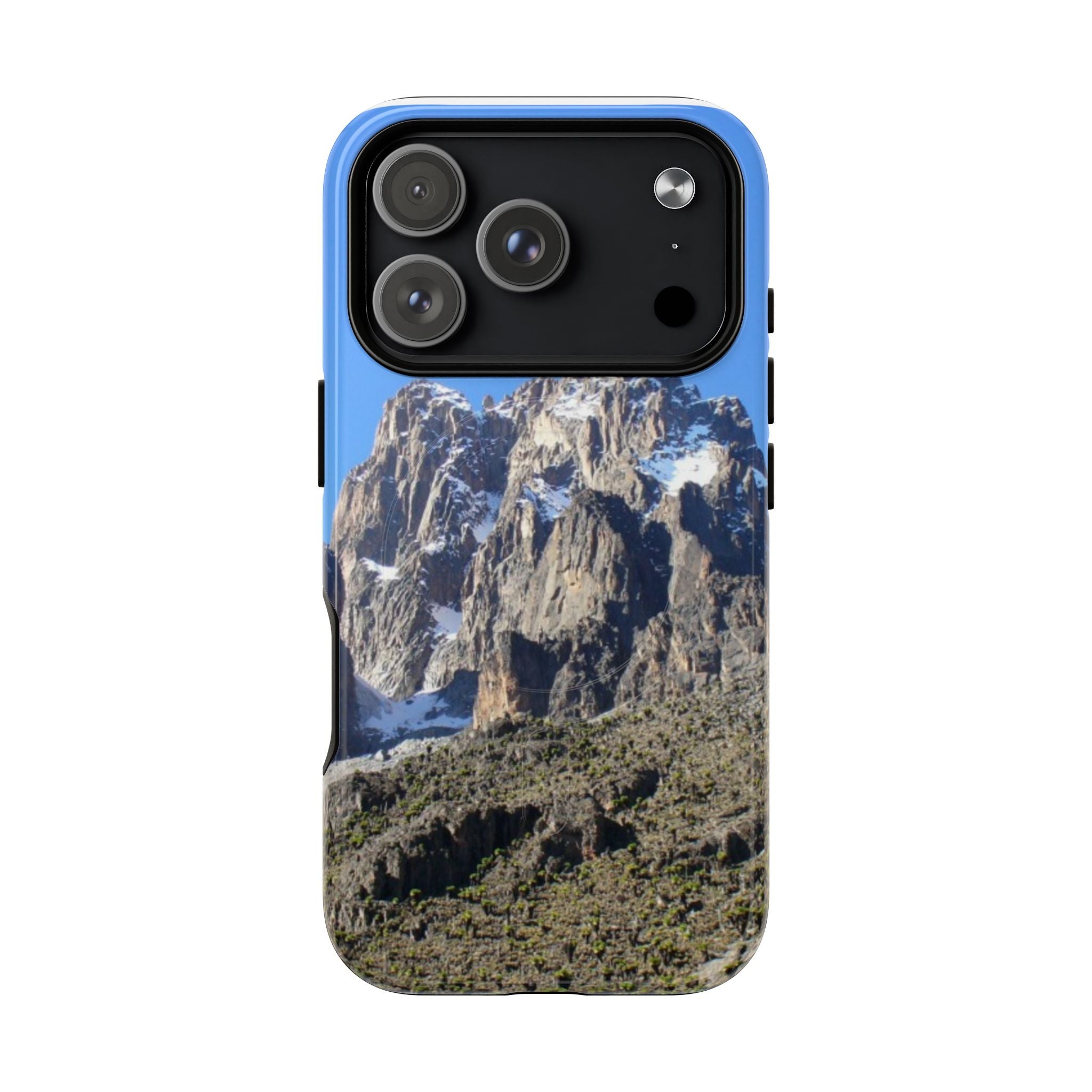 Mount Kenya Peak Tough Magnetic Phone Cases: iPhones 16 (Pro, 16 Pro Max, Plus), iPhones 17 (Air, Pro, Pro Max) - {{variant_title}} | litemerch