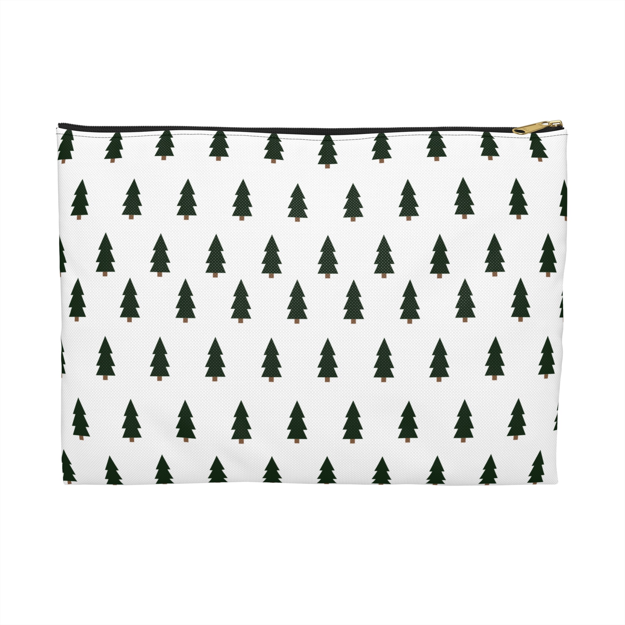 Holiday Cosmetic & Travel Organizer Bag, Tree Pattern Accessory Pouch - {{variant_title}} | litemerch