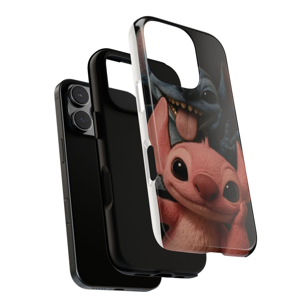 Phone Case, Cute Stitch Duo Protective Covers: iPhones 16 (Pro, 16 Pro Max, Plus), iPhones 17,(Air, Pro, Pro Max) - {{variant_title}} | litemerch
