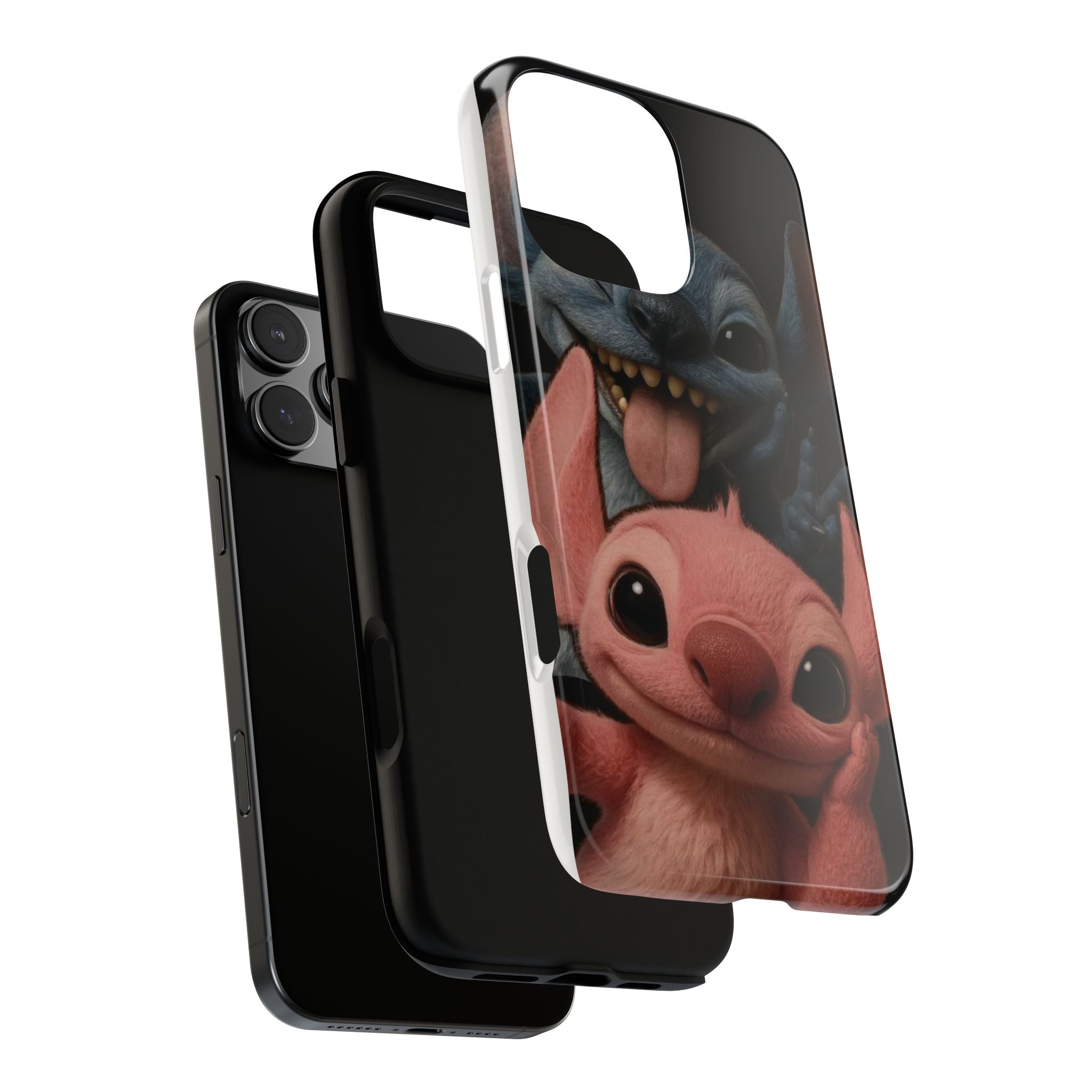 Phone Case, Cute Stitch Duo Protective Covers: iPhones 16 (Pro, 16 Pro Max, Plus), iPhones 17,(Air, Pro, Pro Max) - {{variant_title}} | litemerch