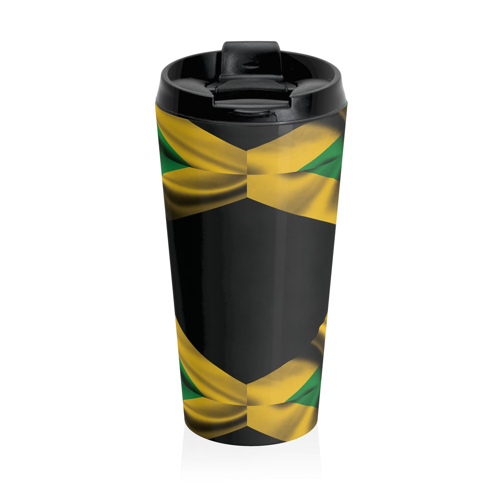 Jamaican Love Stainless Steel Travel Mug — Insulated Patriotic Coffee Tumbler - {{variant_title}} | litemerch