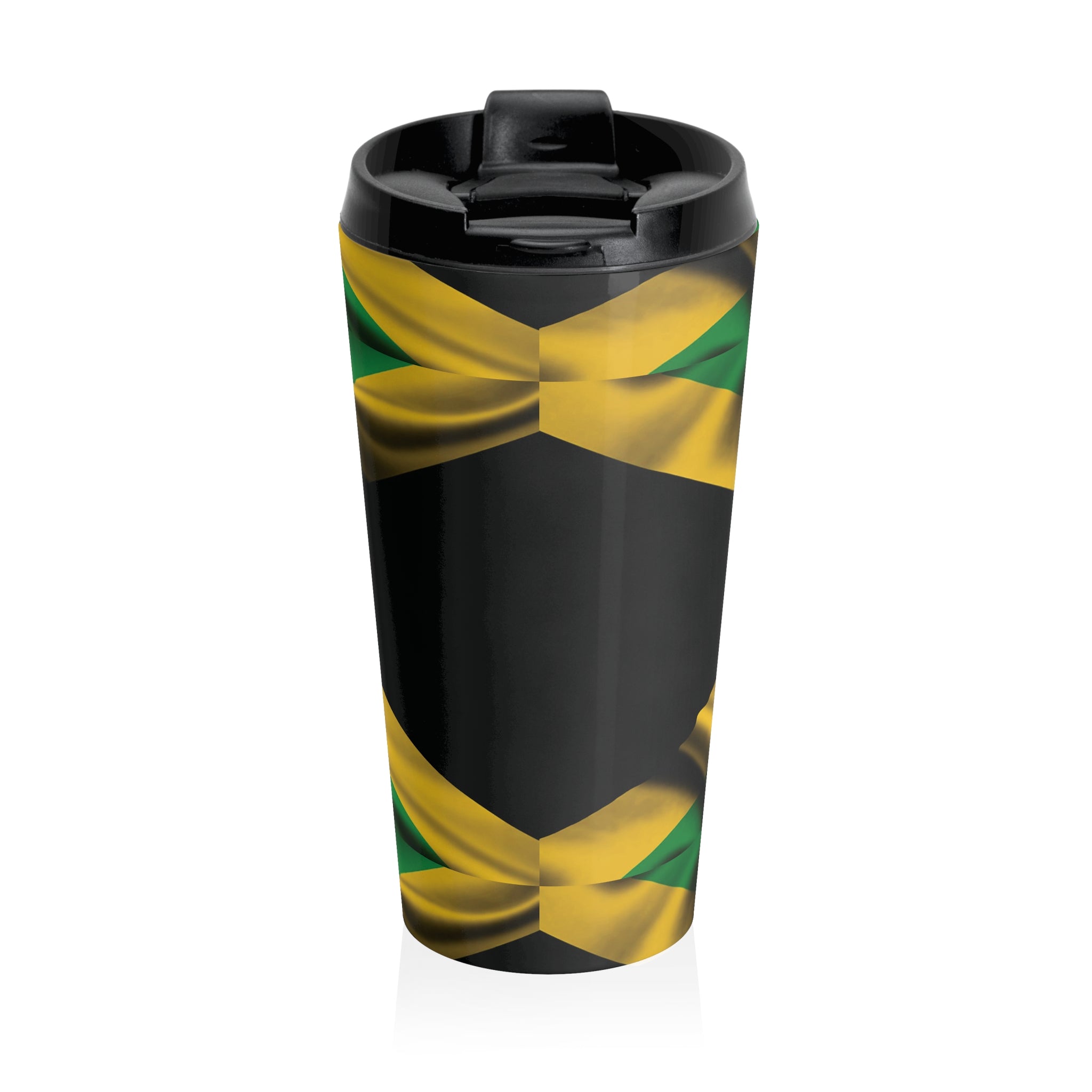 Jamaican Love Stainless Steel Travel Mug — Insulated Patriotic Coffee Tumbler - {{variant_title}} | litemerch