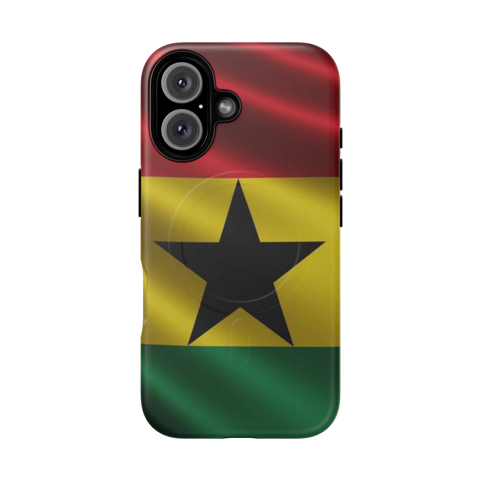 Ghana Tough Magnetic, Protective Phone Cases: iPhones 16 (Pro, 16 Pro Max, Plus), iPhones 17 (Air, Pro, Pro Max) - {{variant_title}} | litemerch