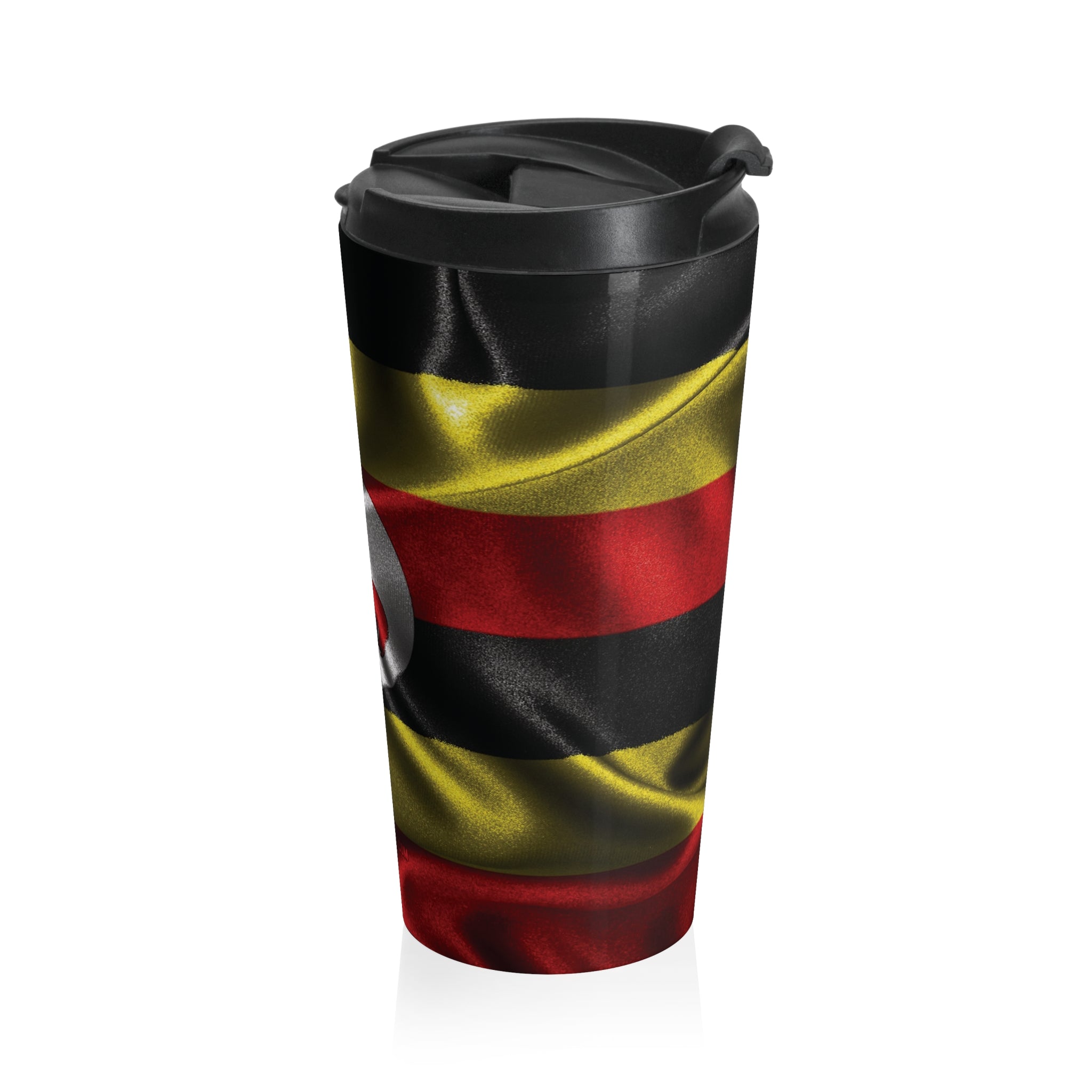 Ugandan Patriot Stainless Steel Travel Mug – Insulated Coffee Tumbler - {{variant_title}} | litemerch